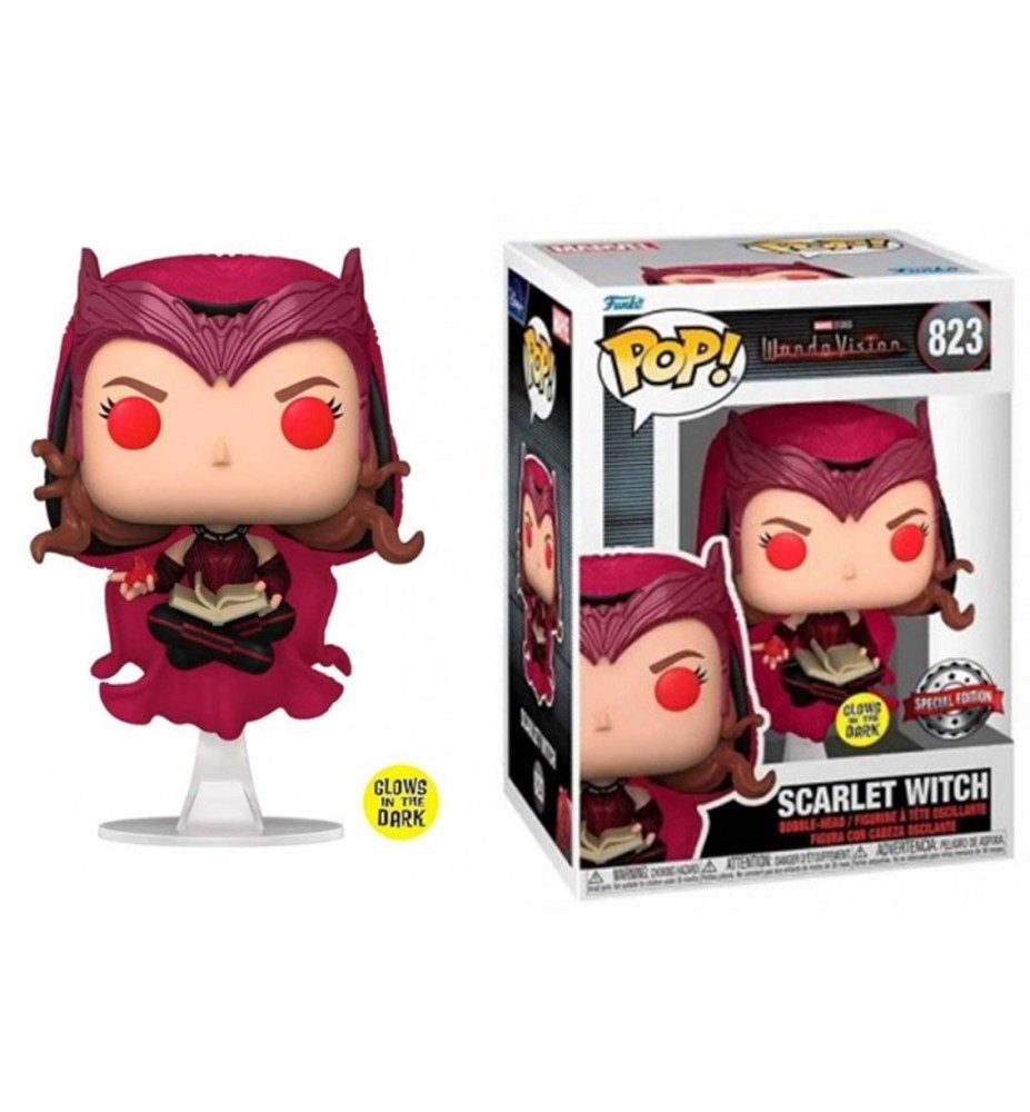 Funko Pop Marvel Wandavision Glows Scarlet Witch 62345