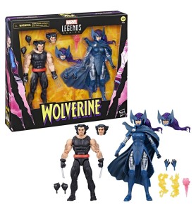 Set Figuras Hasbro Marvel Legends Series Wolverine & Lady Psylocke