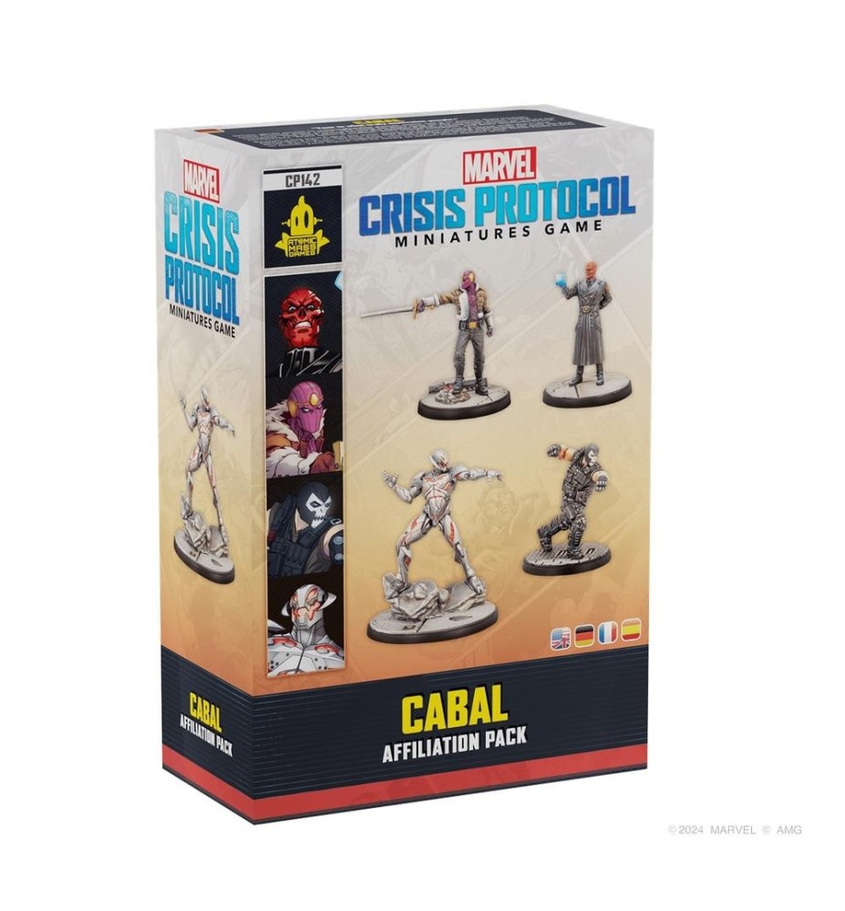 Juego De Mesa Marvel Crisis Protocol Cabal Affiliation Pack Edad Recomendada 14 Años