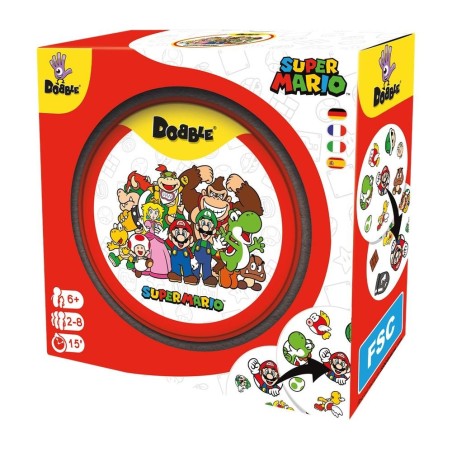 Juego De Mesa Dobble Super Mario Edad Recomendada 7 Años