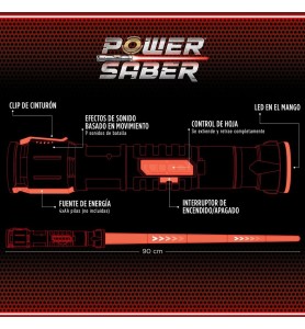 Power Saber Rojo