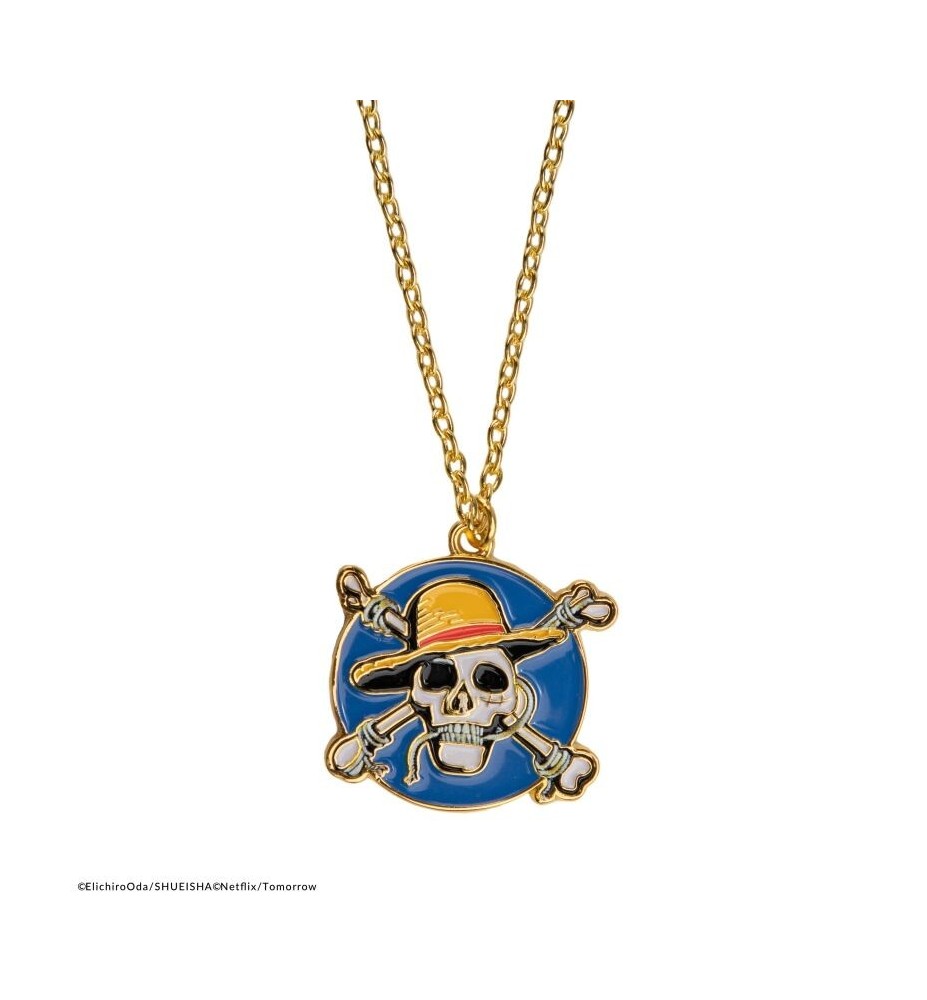 Collar Cinereplicas One Piece Monkey D. Luffy Logo