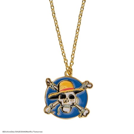 Collar Cinereplicas One Piece Monkey D. Luffy Logo