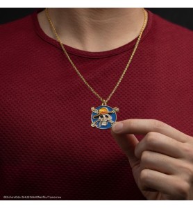 Collar Cinereplicas One Piece Monkey D. Luffy Logo