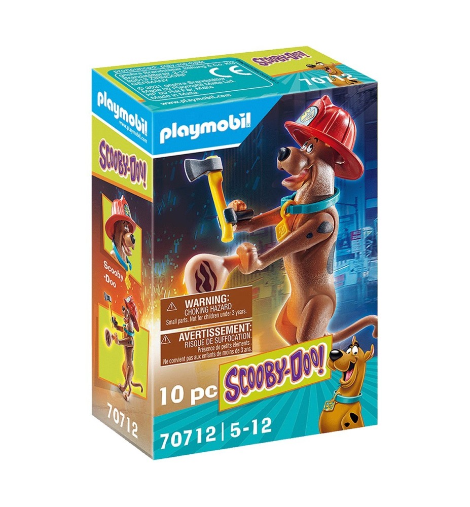 Playmobil Scooby - Doo! Figura Coleccionable Bombero