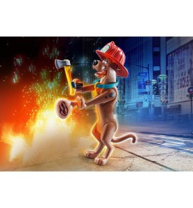 Playmobil Scooby - Doo! Figura Coleccionable Bombero