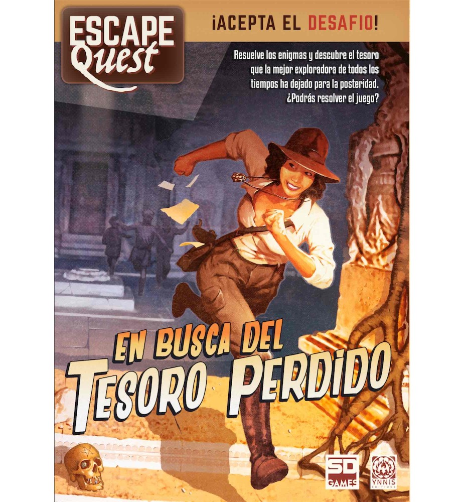 Juego De Mesa Escape Quest 1: En Busca Del Tesoro Perdido Formato Libro Pegi 12