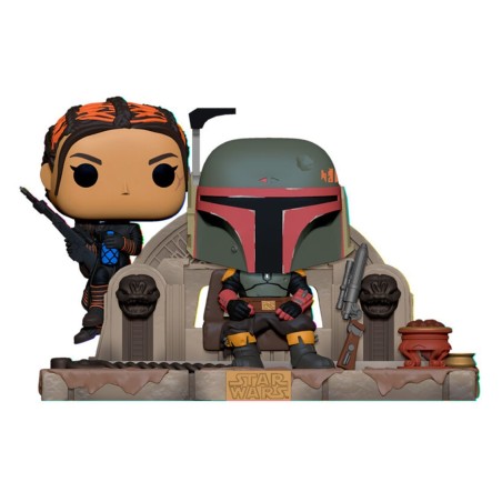 Funko Pop Moment Star Wars The Mandalorian Boba Fett & Fennec Shand 58391