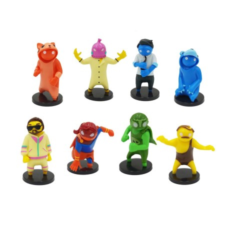 Figura Gang Beasts Caja Deluxe Pack 8